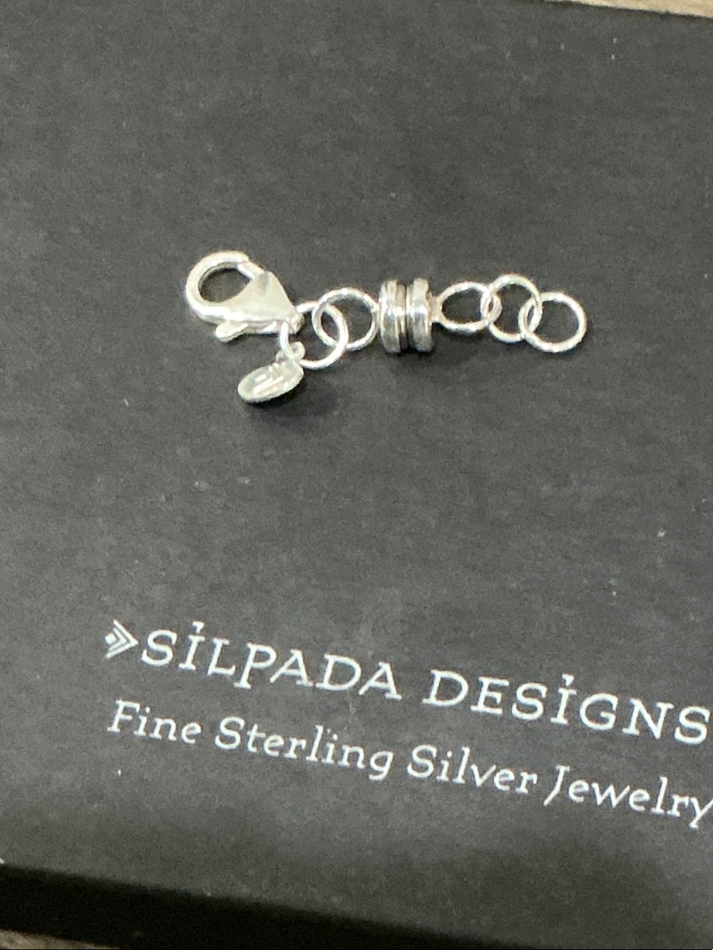 Silpada Sterling Silver Magnetic Extender Chain - Silver